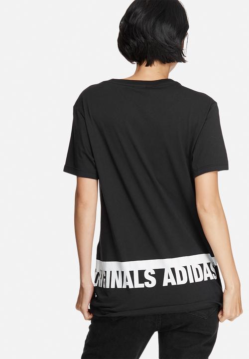 adidas Originals - Graphic trefoil tee