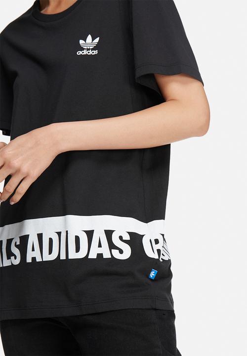adidas Originals - Graphic trefoil tee