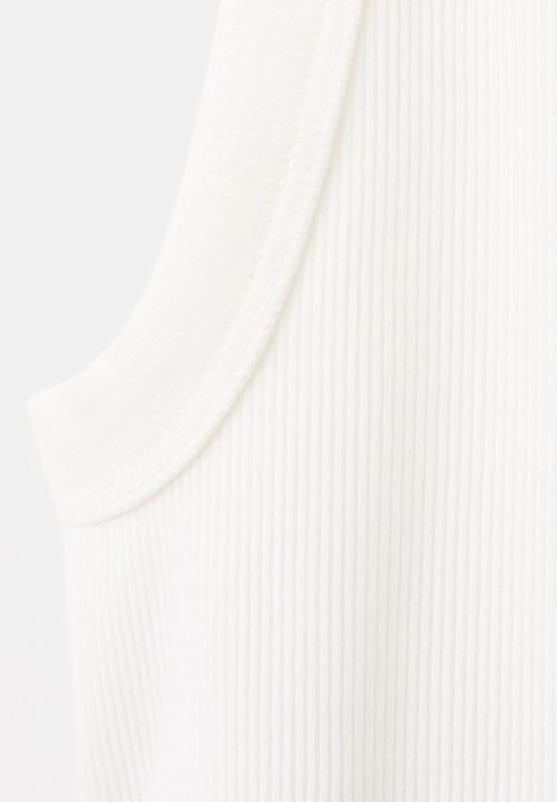 MANGO - T-Shirt RIB - Natural
