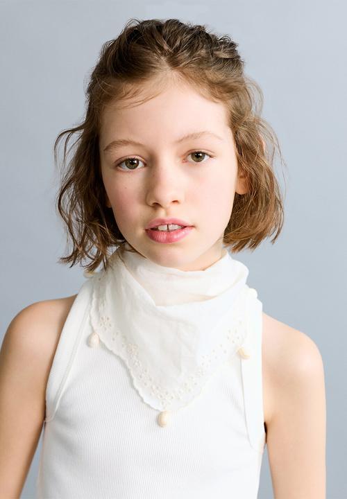 MANGO - T-Shirt RIB - Natural