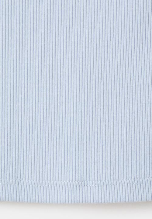 MANGO - T-Shirt RIB - Light/Pastel Blue