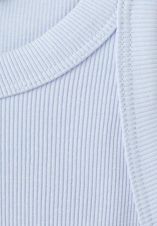 MANGO - T-Shirt RIB - Light/Pastel Blue
