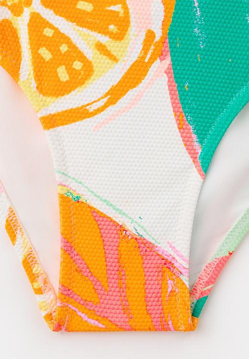 MANGO - Swimsuit Orangekg - White