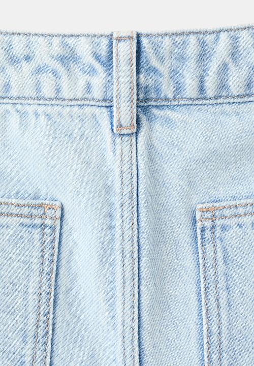 MANGO - Bermudas Cargo - Open Blue