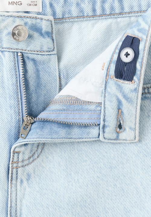 MANGO - Bermudas Cargo - Open Blue