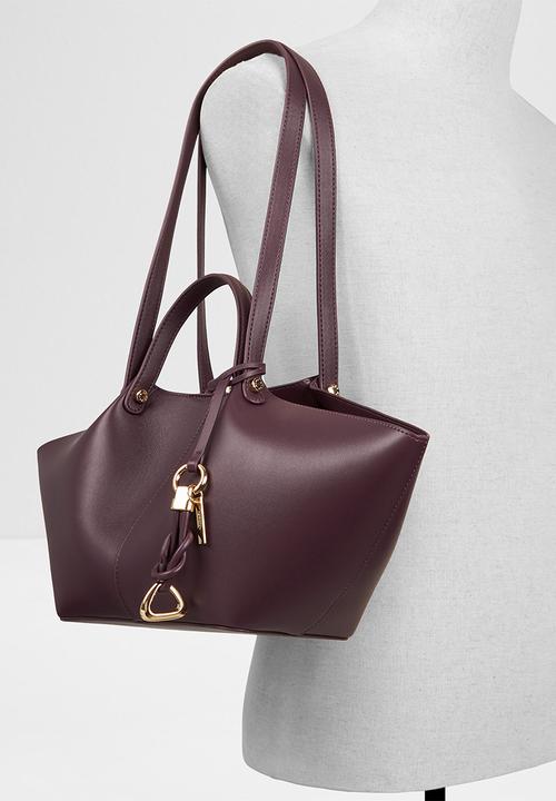 ALDO - Meava Dark Red Shoulder Bag - Burgundy 