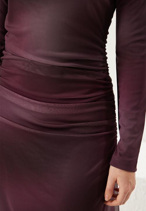 Trendyol - Gradient Knitted Dress - Purple