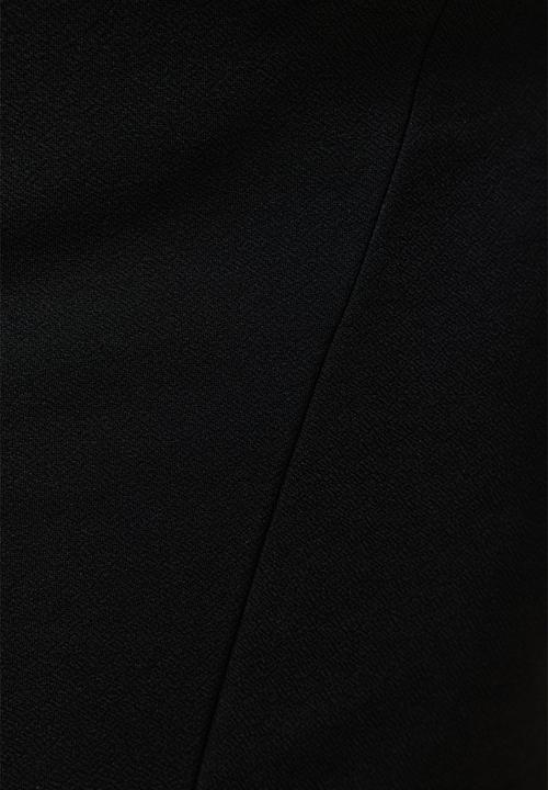 Trendyol - Plus Single Shoulder Asymmetrical Knitted Dress - Black