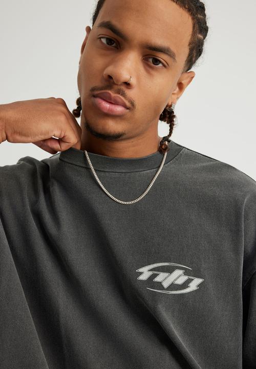 Factorie - Notion vintage graphic T-shirt ntn - washed black/blank state