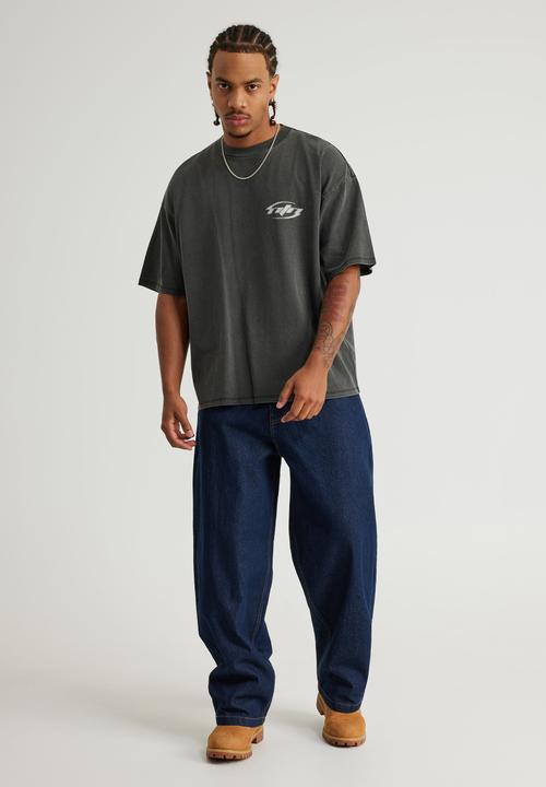 Factorie - Notion vintage graphic T-shirt ntn - washed black/blank state