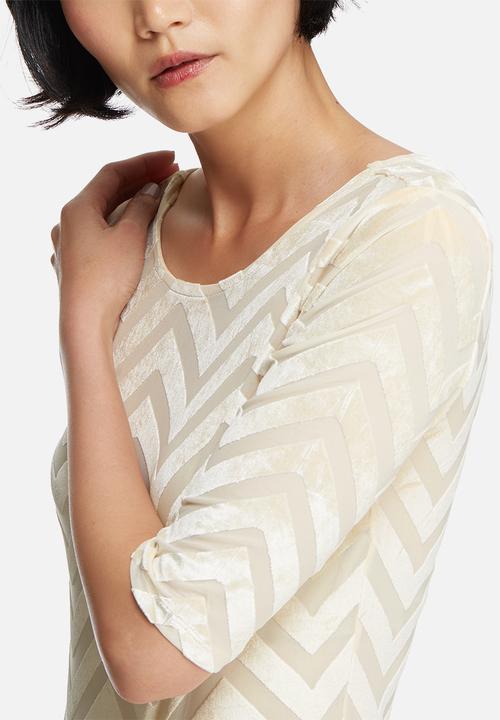 Vero Moda - Velvet chevron bodysuit