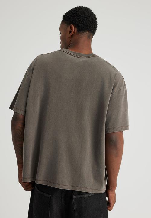 Factorie - Authentics blank tee - washed walnut