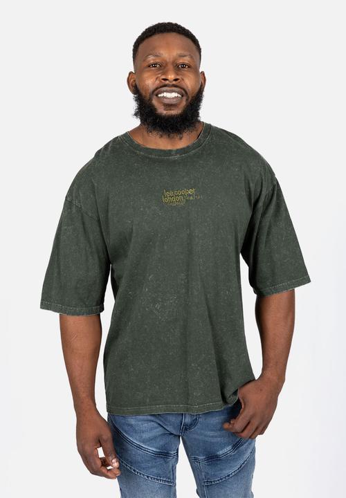 Lee Cooper - Augustin Tee - DK GREEN