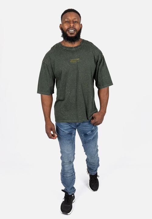 Lee Cooper - Augustin Tee - DK GREEN