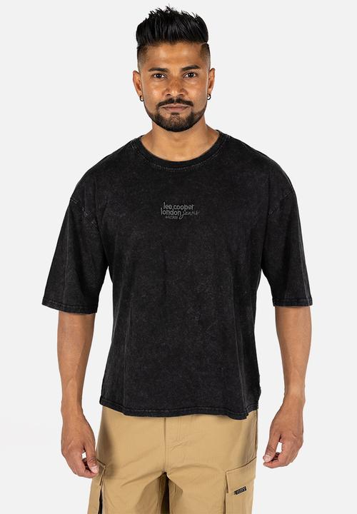 Lee Cooper - T-shirts - Augustin  -BLACK