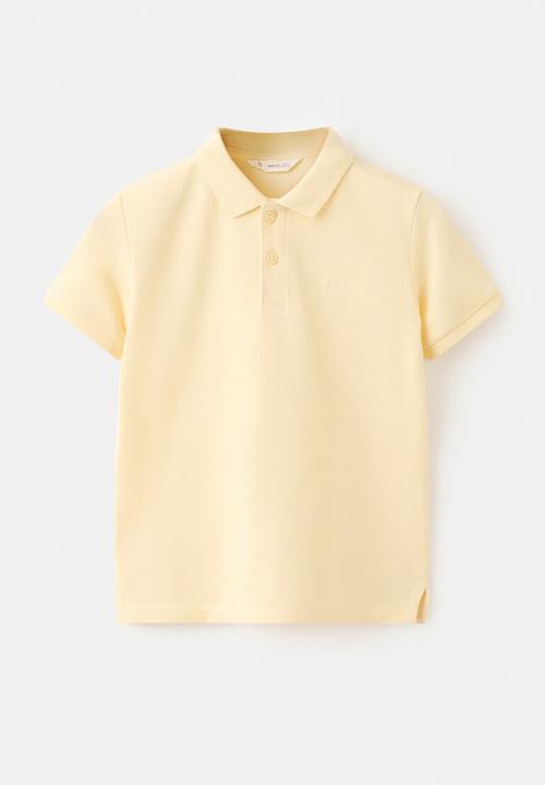 MANGO - Poloshirt JAVI - Light/Pastel Yellow