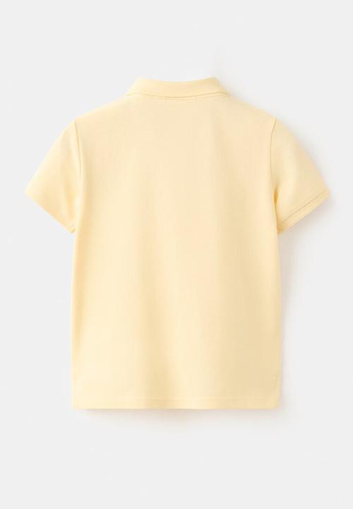MANGO - Poloshirt JAVI - Light/Pastel Yellow