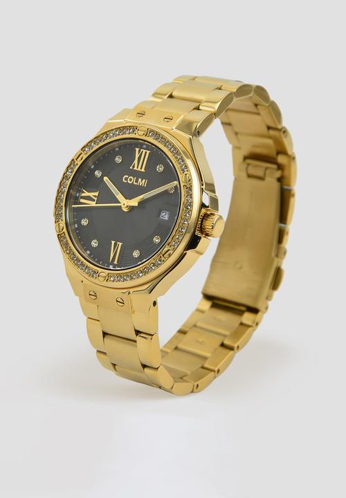 Colmi - LIORA Black Dial Watch CL-1LIOG-9D - Gold