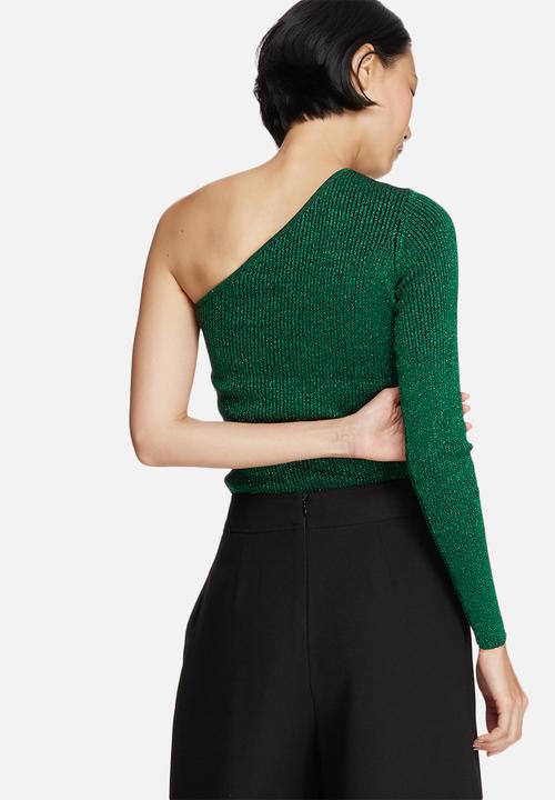 Noisy May - Lurry one-shoulder knit top