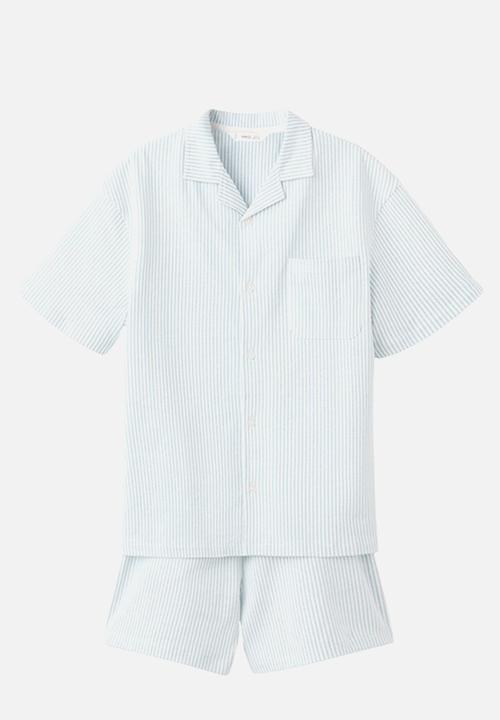 MANGO - Pijama pack sirpi - medium blue