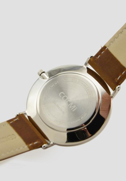 Colmi - ASTRIL Leather Watch CL-7ASTS-5L - Silver/Tan