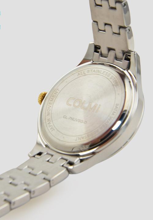Colmi - NUVIA Two-Tone Mother of Pearl Watch CL-7NUVSG-D - Gold/Silver