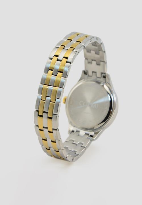 Colmi - NUVIA Two-Tone Mother of Pearl Watch CL-7NUVSG-D - Gold/Silver