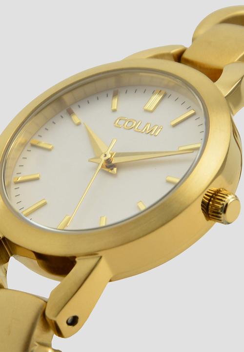 Colmi - VIRE Stainless steel link bracelet Watch CL-7VIRG-9D - Gold