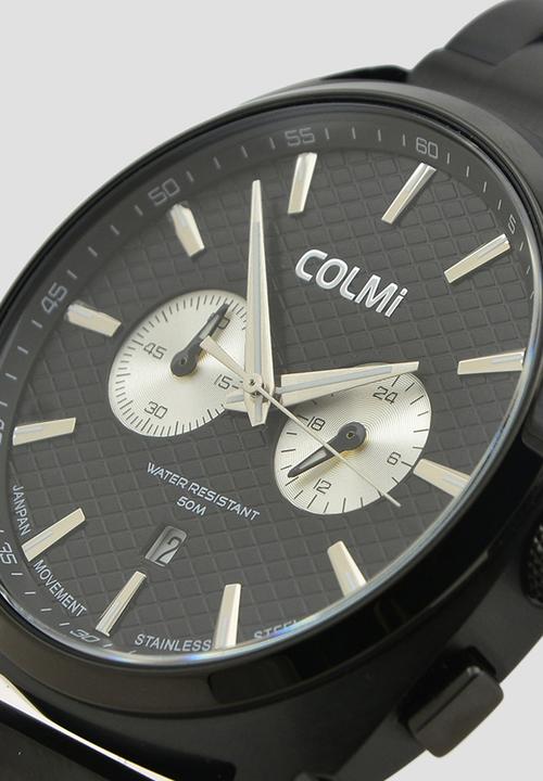 Colmi - ONYX  Steel Chronograph Watch CM-1ONYB-1D - Black