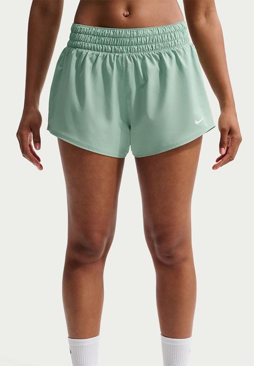 Nike - W Nk One Df Mr 3In Br Short - Steam/White