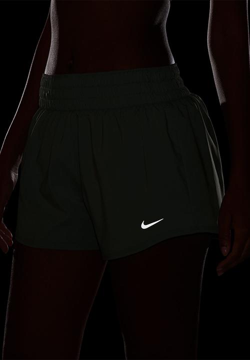 Nike - W Nk One Df Mr 3In Br Short - Steam/White