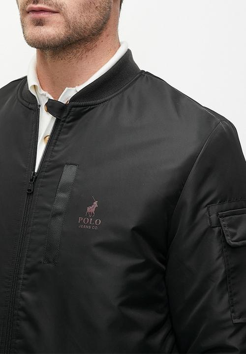 POLO - Mens Pjc Ls Bomber Jacket - Black