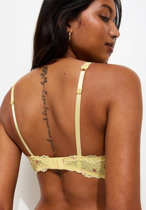 New Look - Printed lace and tri - 86 mid yellow