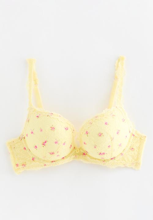 New Look - Printed lace and tri - 86 mid yellow