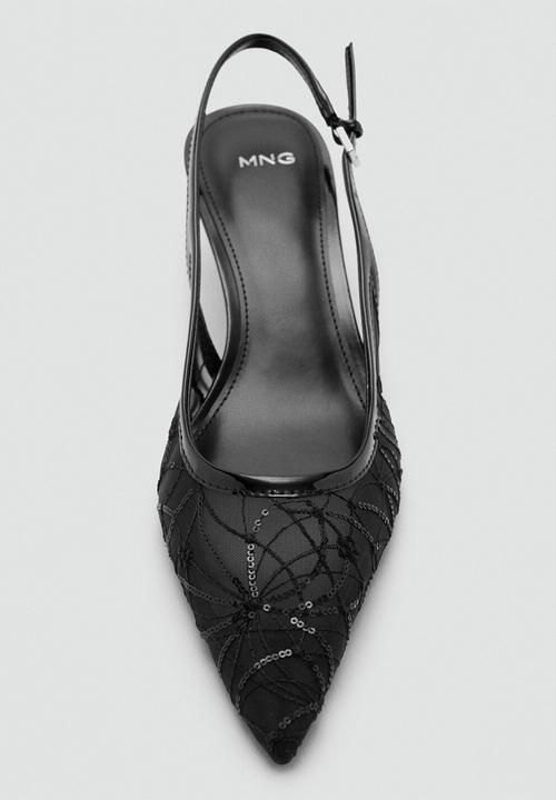 MANGO - Lorio closed toe slingback - black