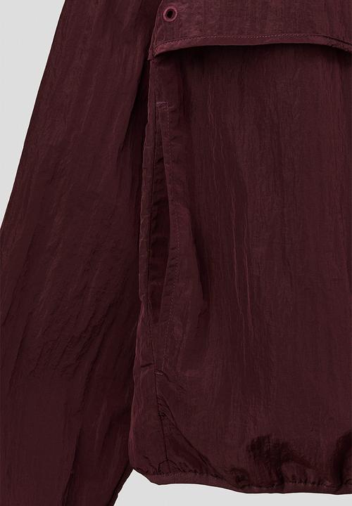 H&M - H&M Atelier: Popover jacket - burgundy