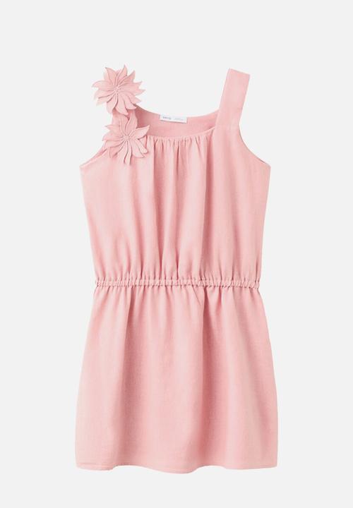 MANGO - Dress PETALO - Pink