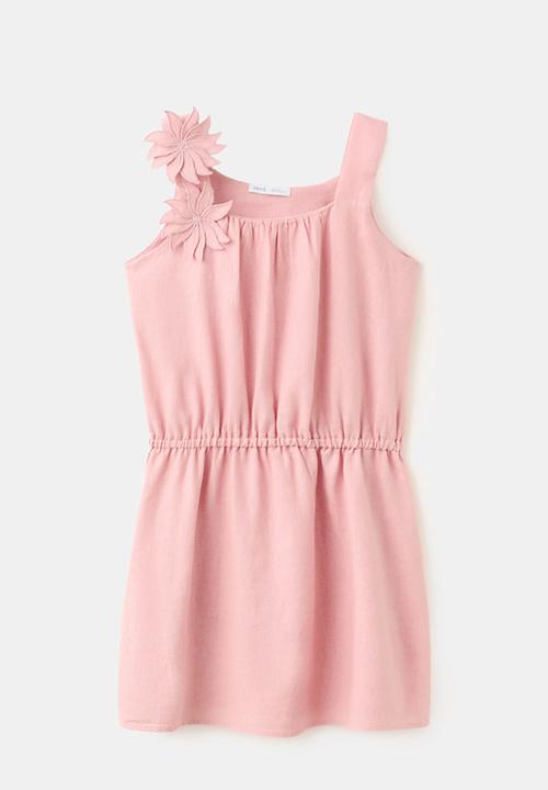 MANGO - Dress PETALO - Pink