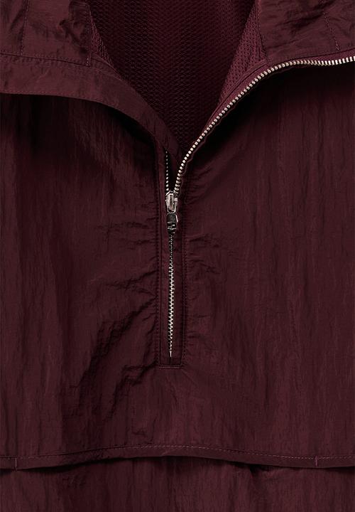 H&M - H&M Atelier: Popover jacket - burgundy