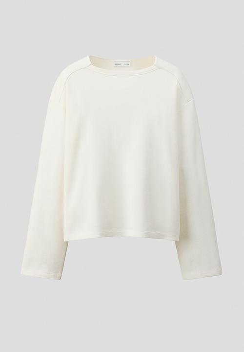 H&M - H&M Atelier: Regular fit long-sleeved T-shirt - ivory