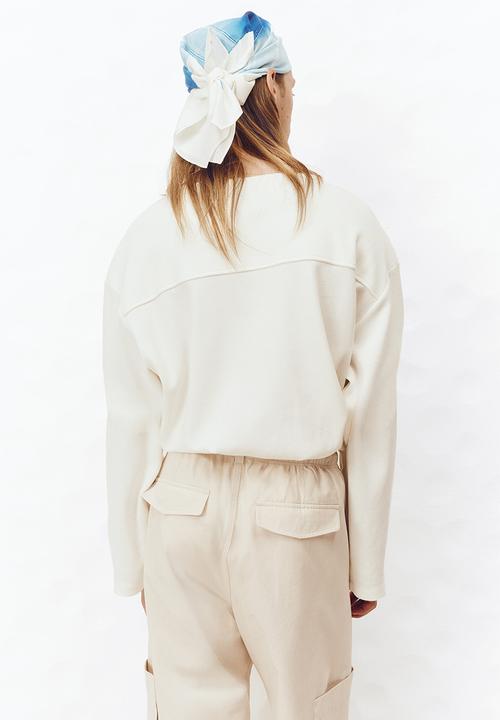 H&M - H&M Atelier: Regular fit long-sleeved T-shirt - ivory