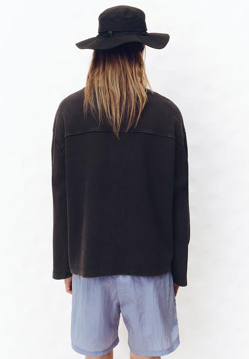 H&M - H&M Atelier: Regular fit long-sleeved T-shirt - black
