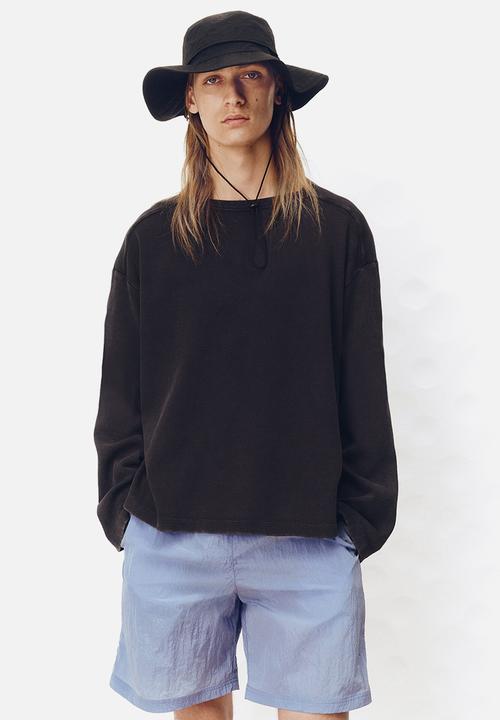 H&M - H&M Atelier: Regular fit long-sleeved T-shirt - black