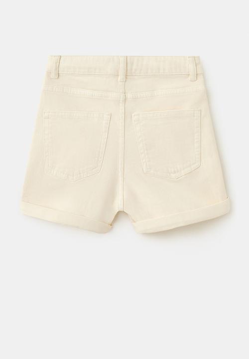 MANGO - Shorts Chip - white 