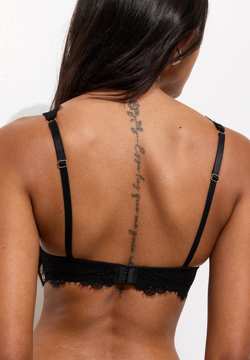 New Look - Eyelash lace high ap  - 1 black