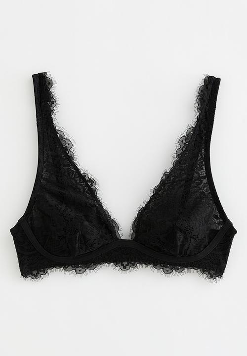 New Look - Eyelash lace high ap  - 1 black