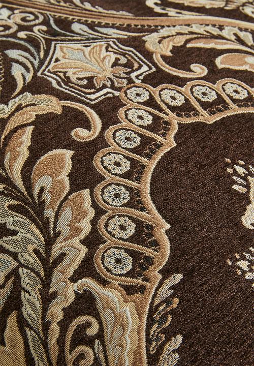 Sixth Floor - Royal Crest Cushion Cover - Brown