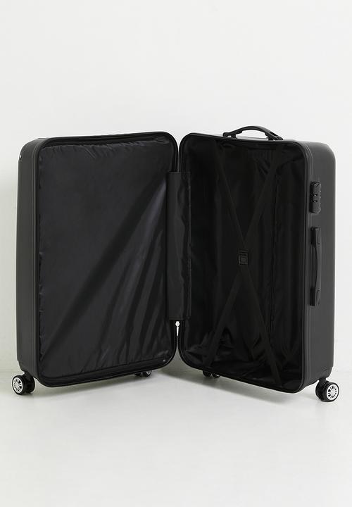 Pop Candy - 3 Piece travel trolley bag - black