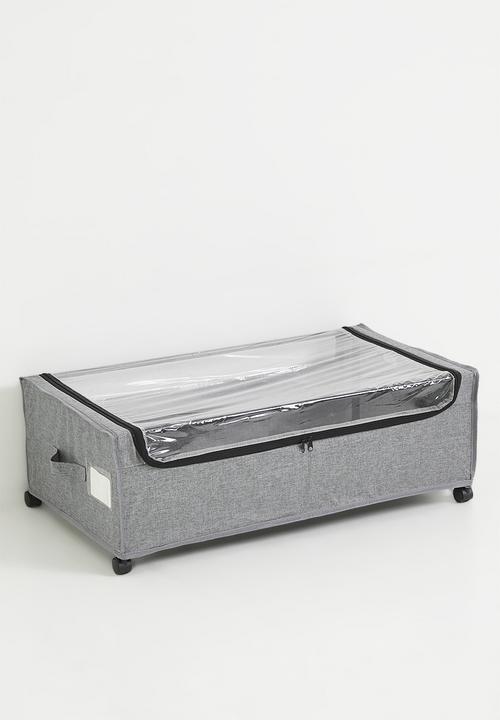 Pop Candy - Canvas shoe storage box - grey