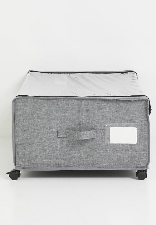 Pop Candy - Canvas shoe storage box - grey